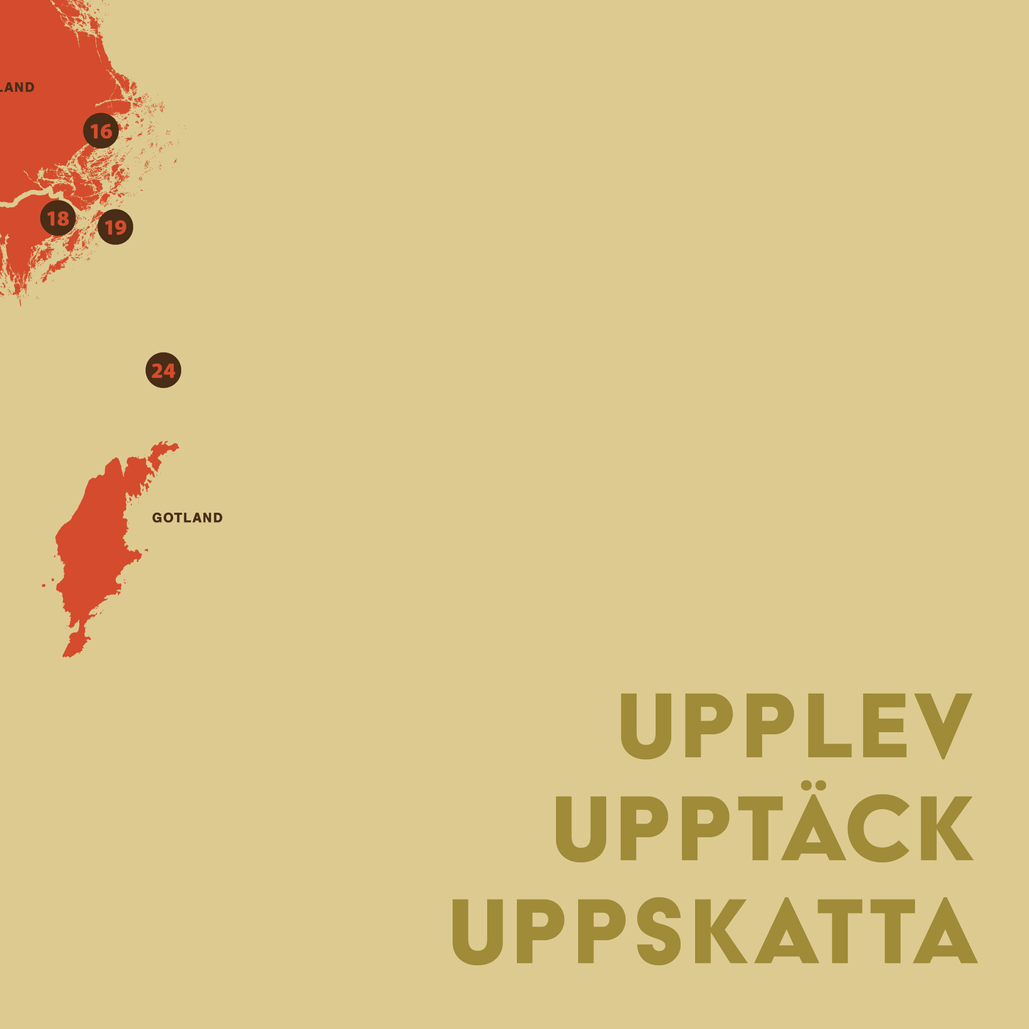 Sweden's 31 National Parks - Vintage style map posters