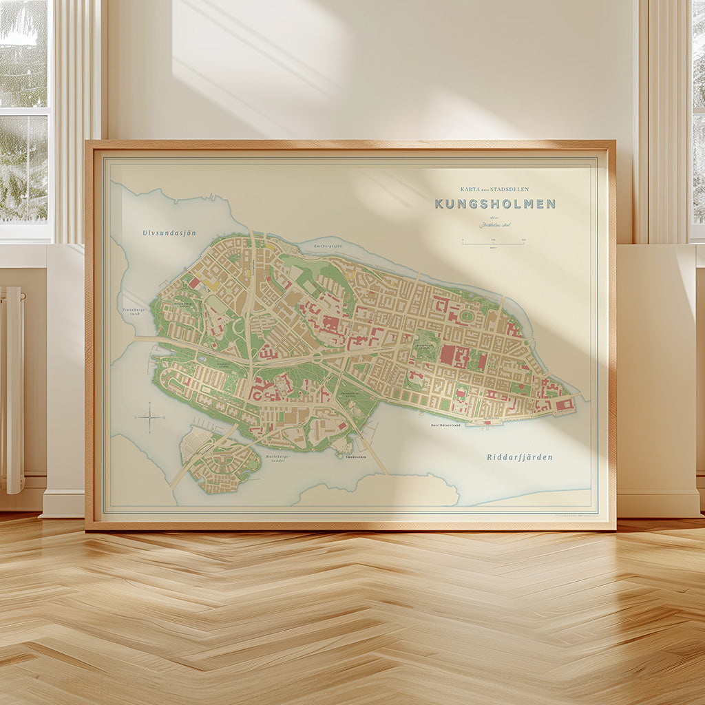 Kungsholmen - detailed district map