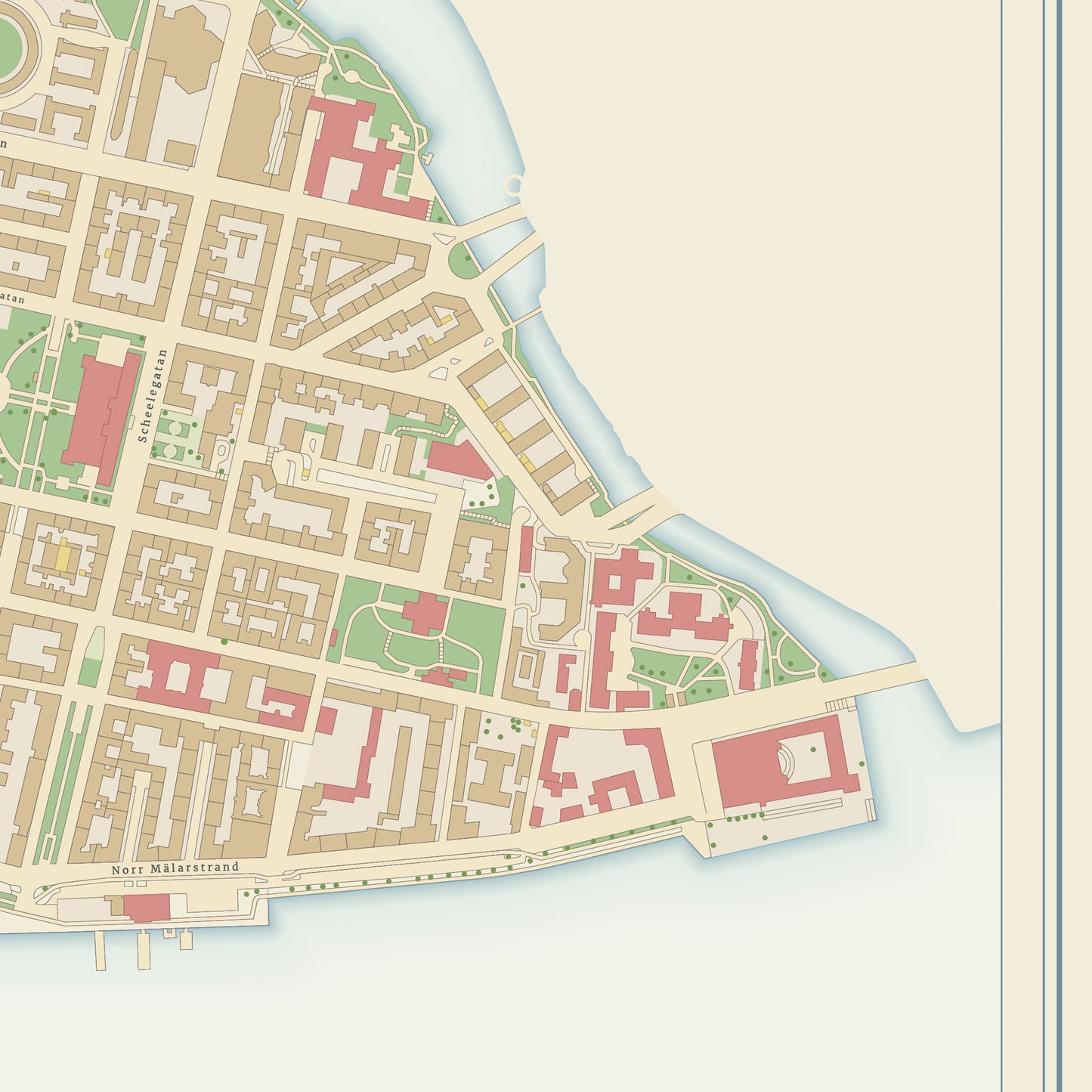 Kungsholmen - detailed district map