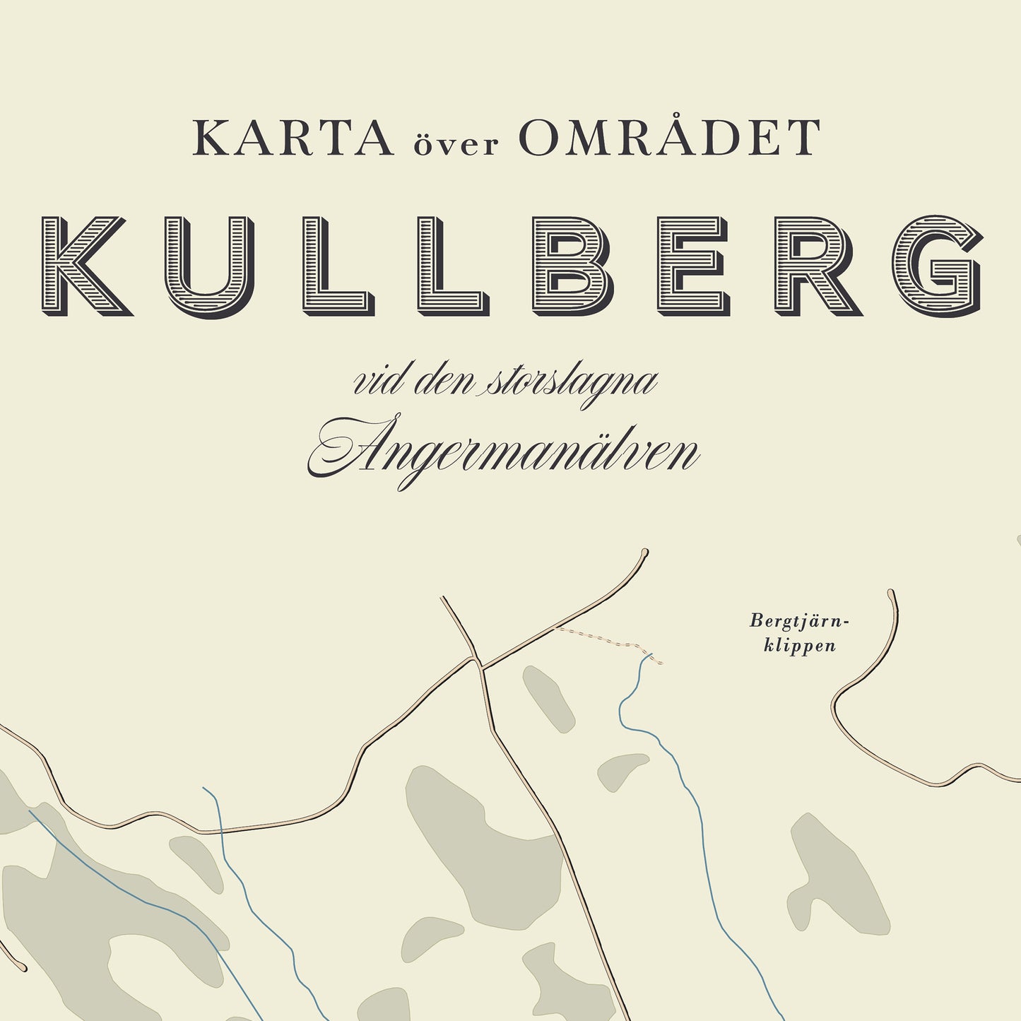 Kullberg - Kartposter i vintage-stil