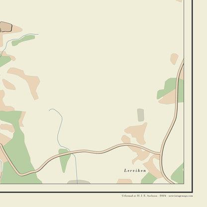 Seats - Vintage style map posters