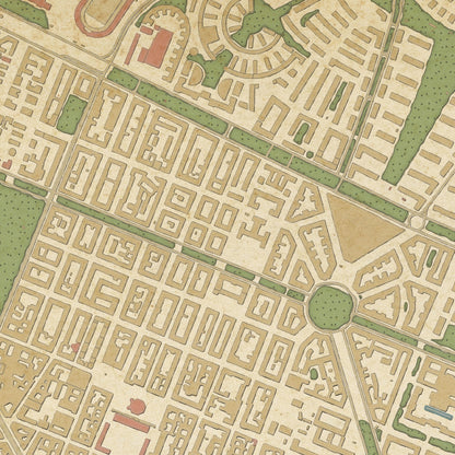 Stockholm - Map posters in vintage style