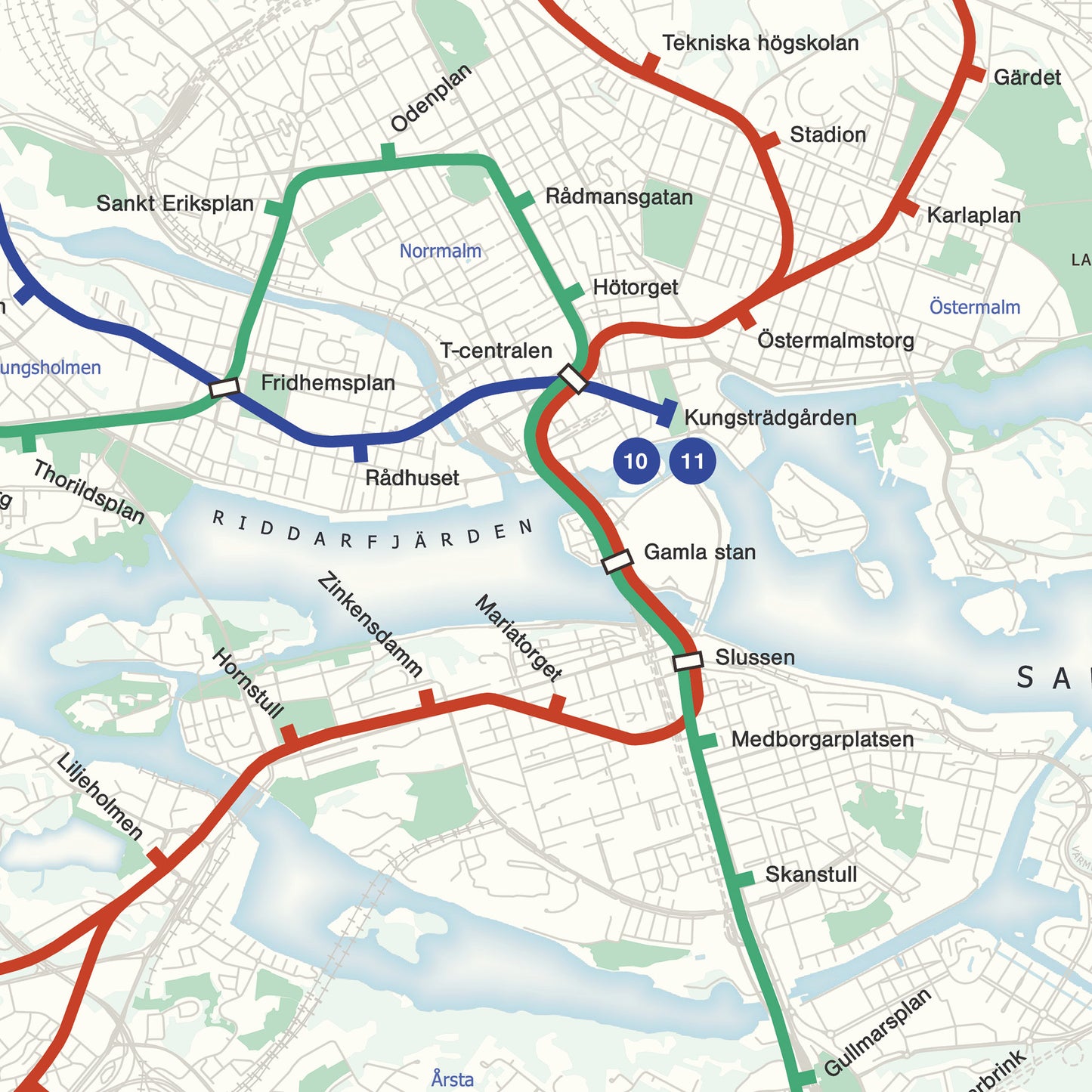 Stockholms tunnelbana - Poster