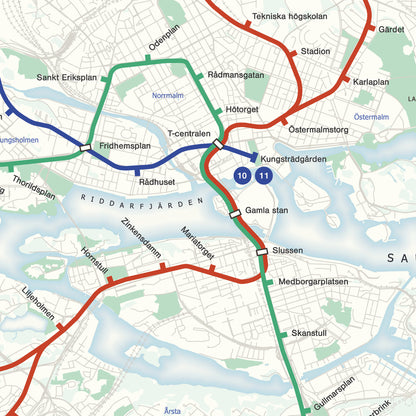 Stockholms tunnelbana - Poster