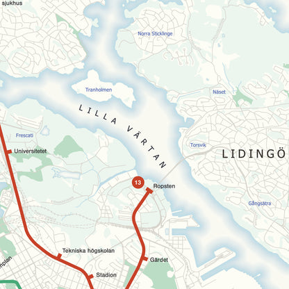 Stockholms tunnelbana - Poster